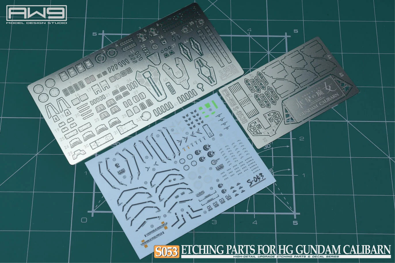 Madworks AW9 Etching Parts for 1/144 HG Gundam Calibarn S53