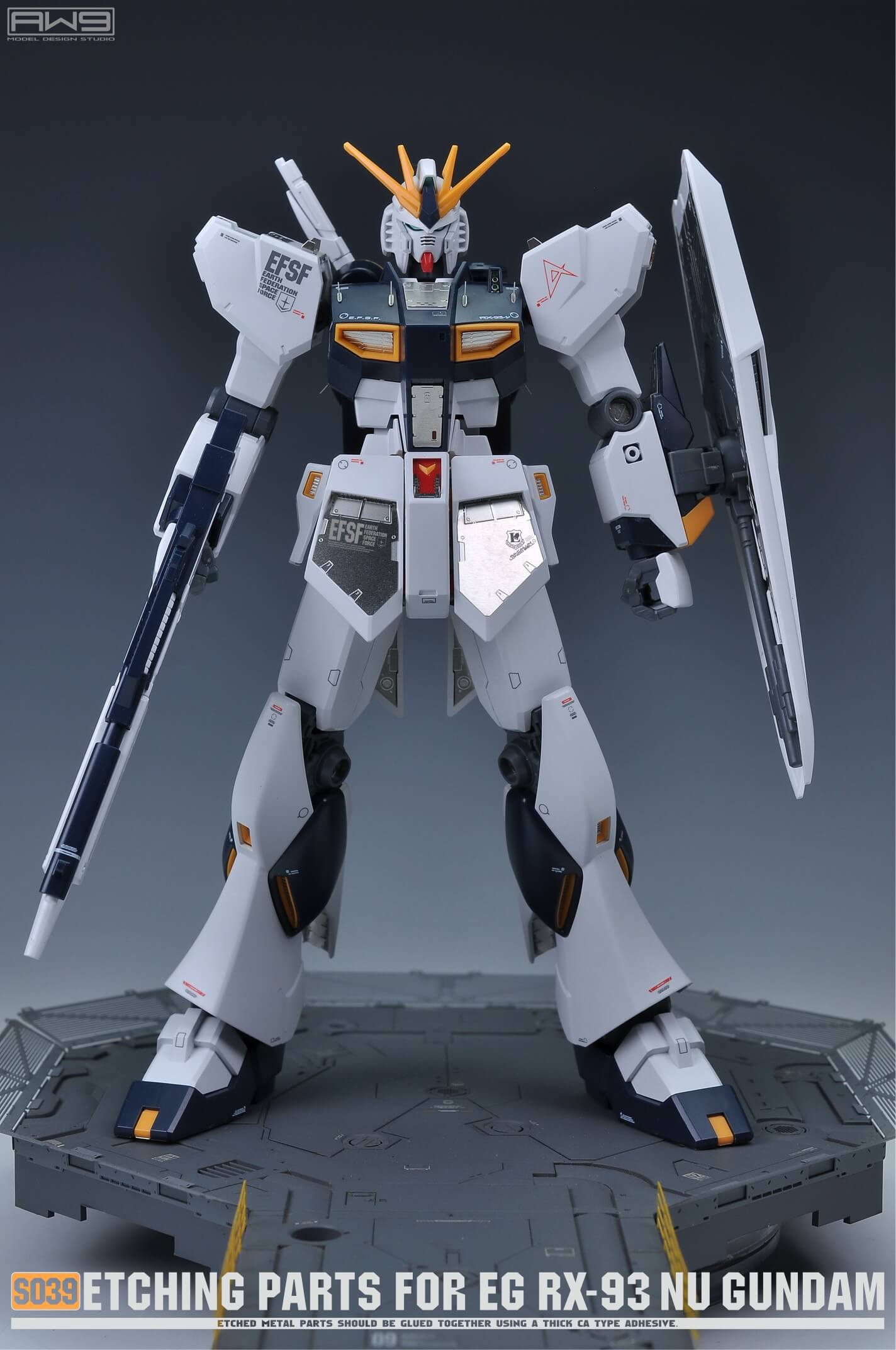 Madworks AW9 Etching Parts for EG RX-93 Nu Gundam S39