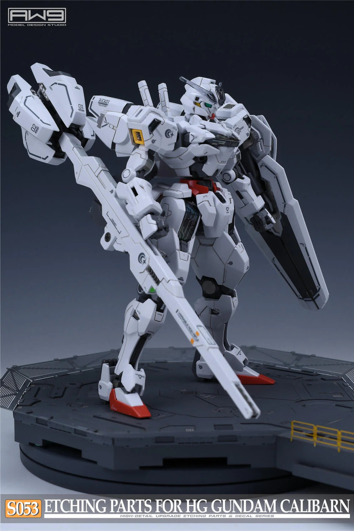 Madworks AW9 Etching Parts for 1/144 HG Gundam Calibarn S53