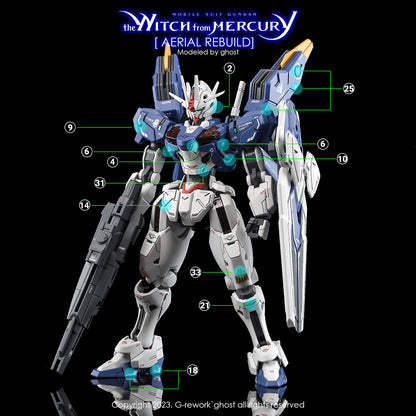 G-Rework Decals - HG Aerial Rebuild [CD-H-WM19]