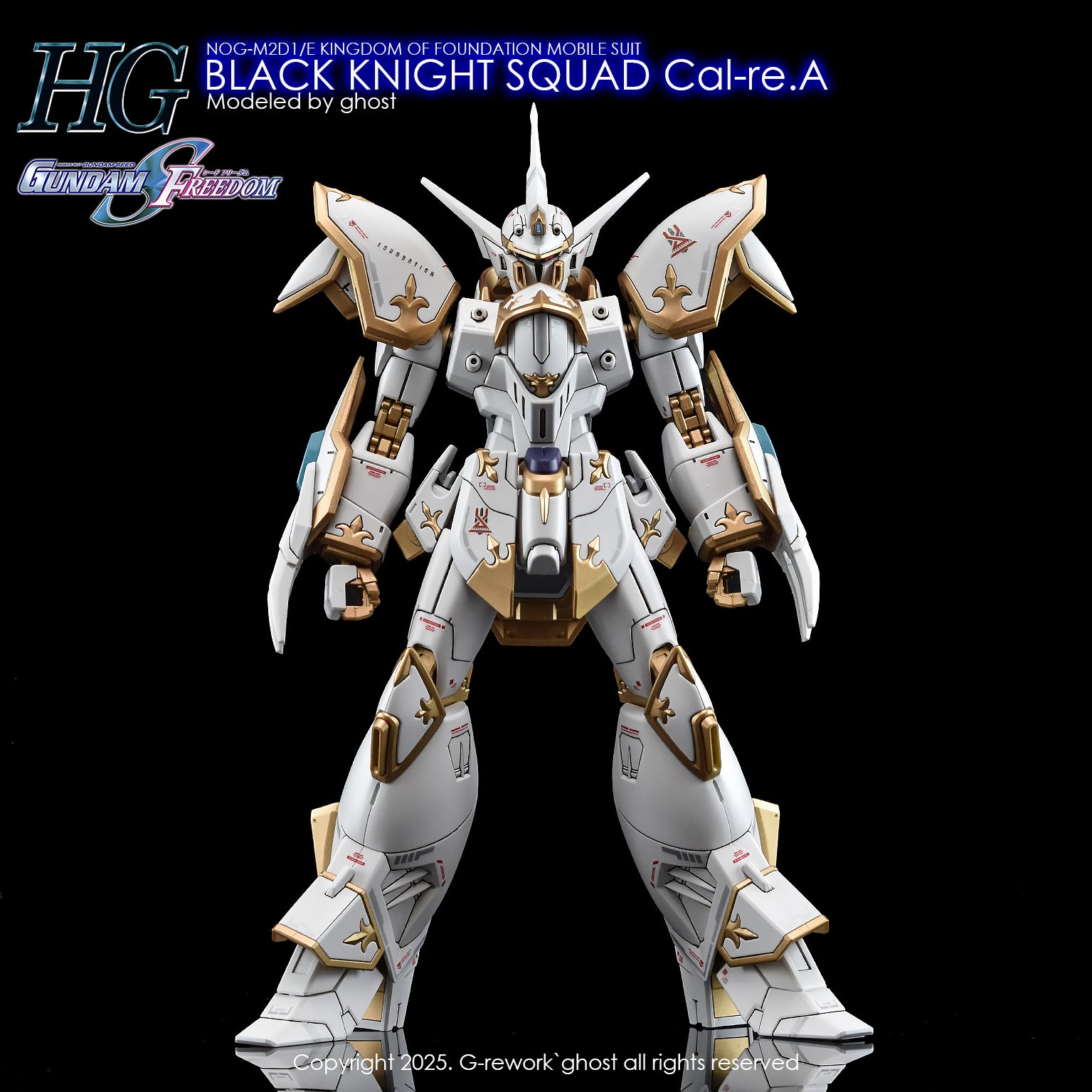 G-Rework Decals - HG Black Knight Squad Cal-re.A [CD-H257]