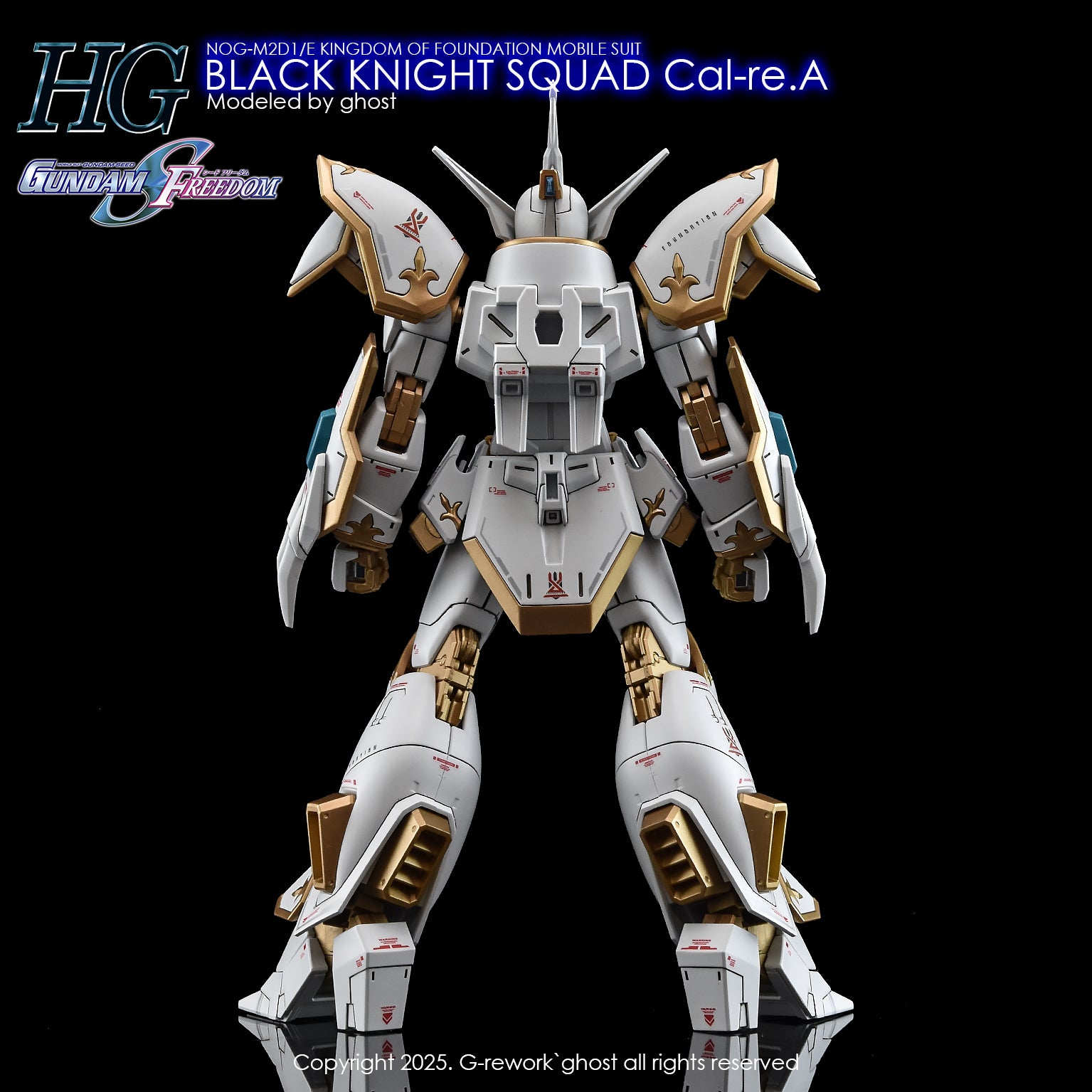 G-Rework Decals - HG Black Knight Squad Cal-re.A [CD-H257]