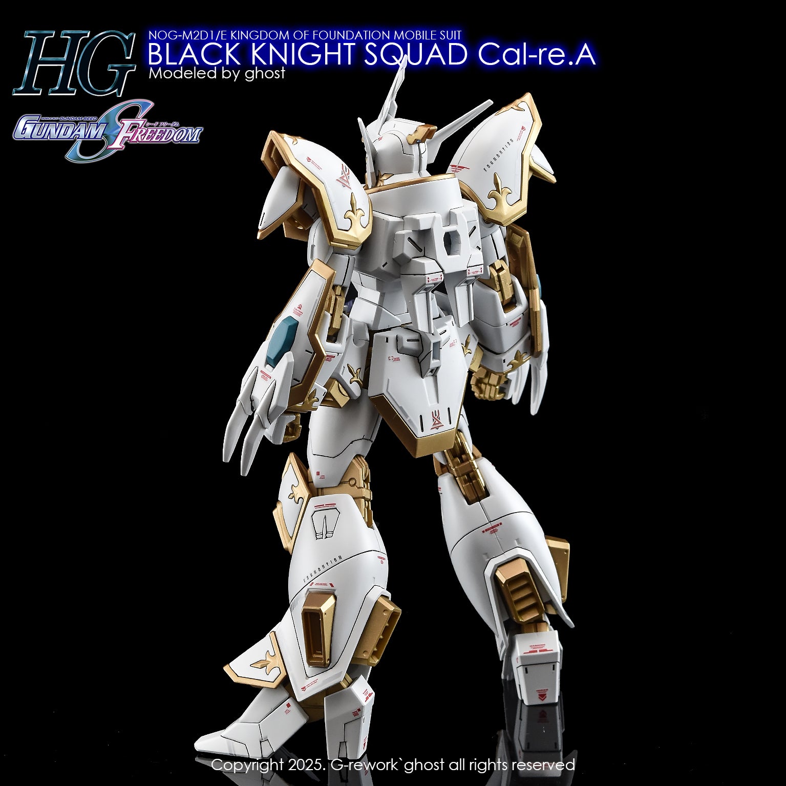 G-Rework Decals - HG Black Knight Squad Cal-re.A [CD-H257]