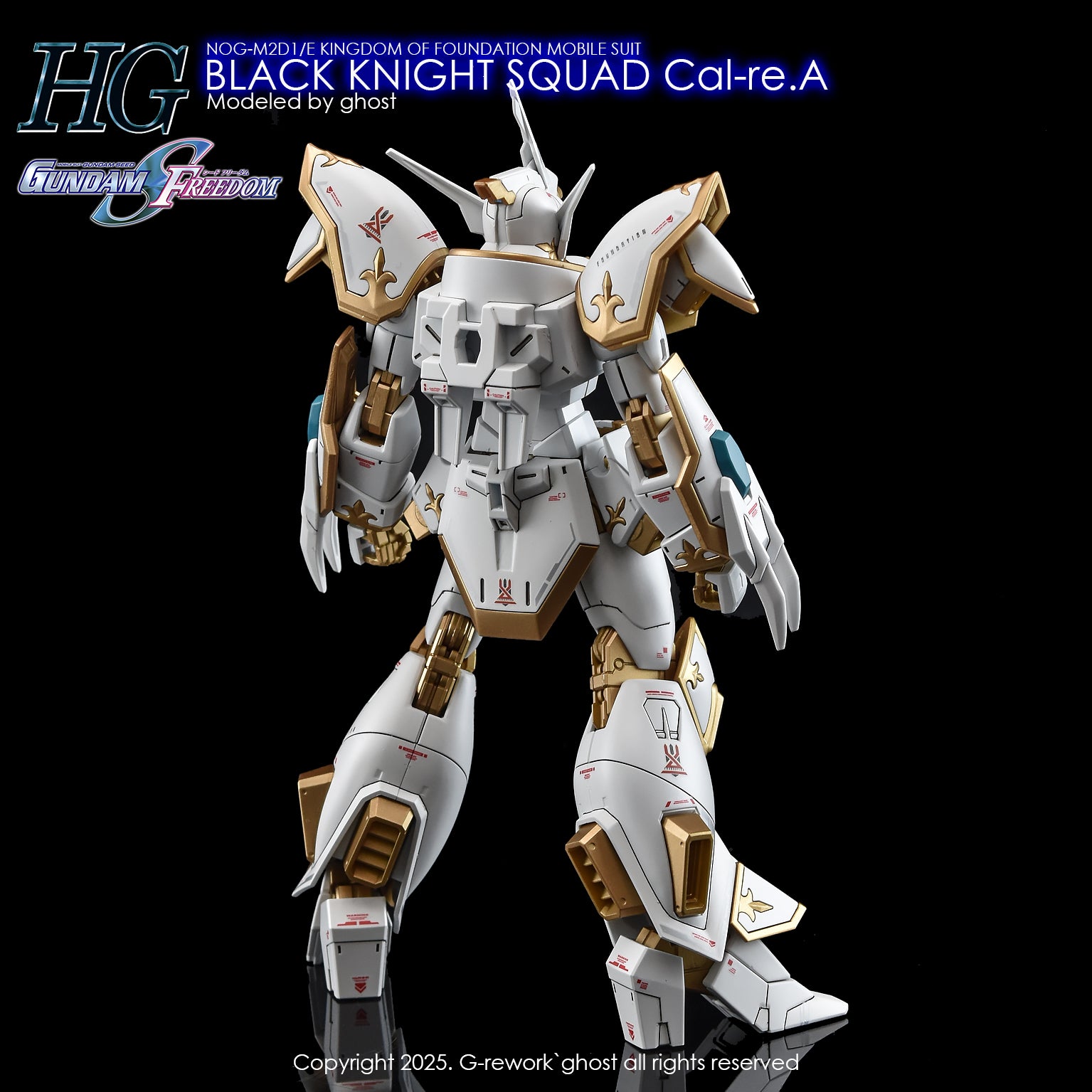 G-Rework Decals - HG Black Knight Squad Cal-re.A [CD-H257]