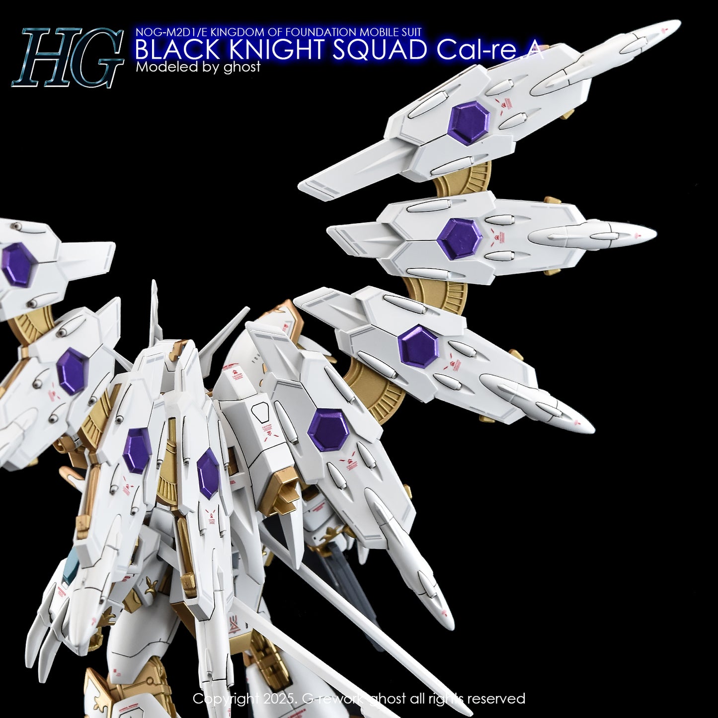 G-Rework Decals - HG Black Knight Squad Cal-re.A [CD-H257]
