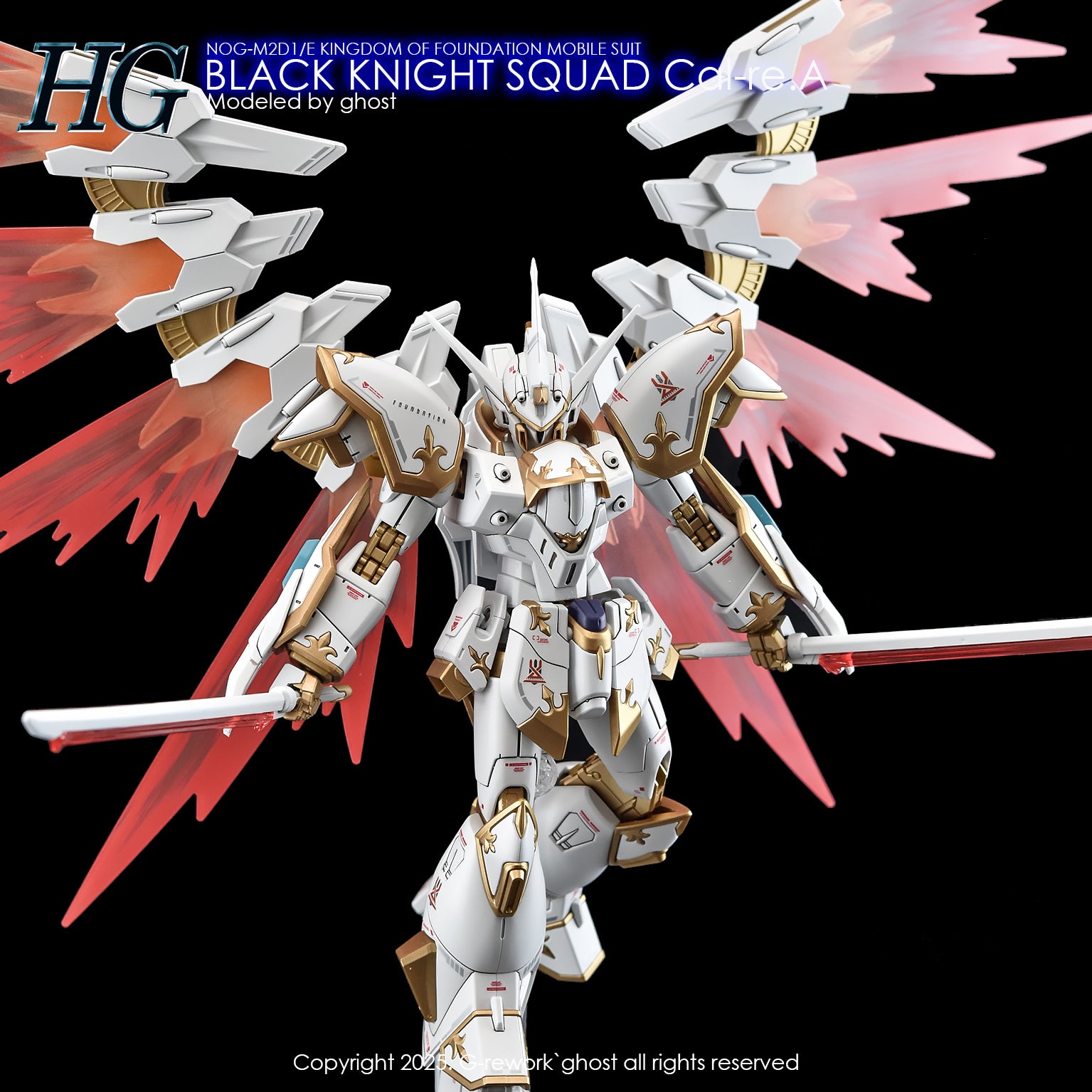 G-Rework Decals - HG Black Knight Squad Cal-re.A [CD-H257]