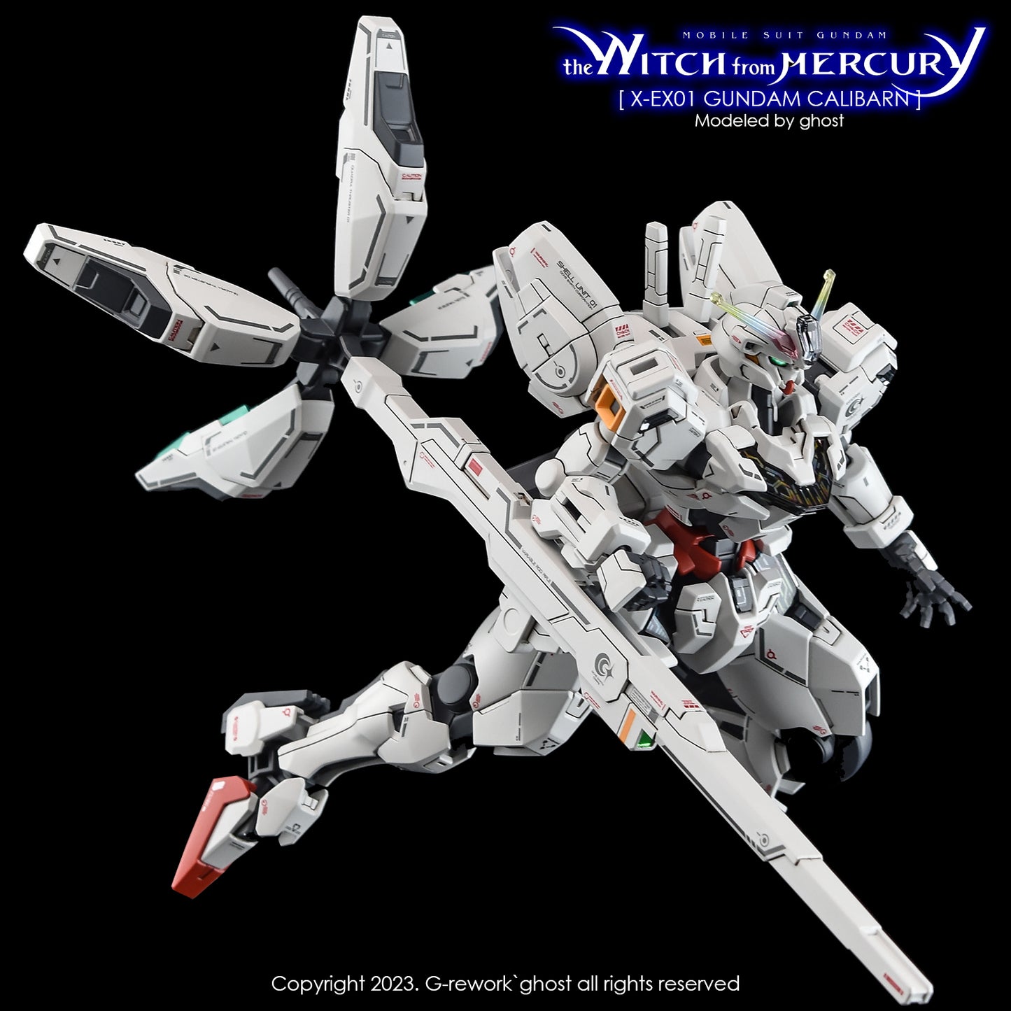 G-Rework Decals - HG Gundam Calibarn [CD-H-WM26]