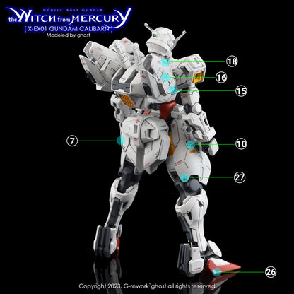 G-Rework Decals - HG Gundam Calibarn [CD-H-WM26]