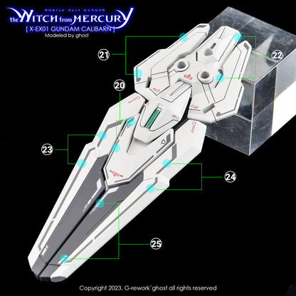 G-Rework Decals - HG Gundam Calibarn [CD-H-WM26]