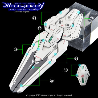 G-Rework Decals - HG Gundam Calibarn [CD-H-WM26]