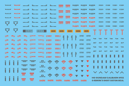 G-Rework Decals - HG Gundam Calibarn [CD-H-WM26]