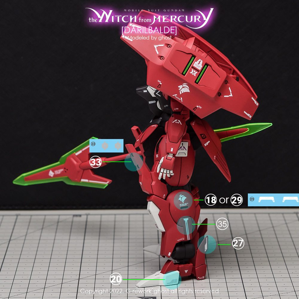 G-Rework Decals - HG Darilbalde [CD-H-WM08]