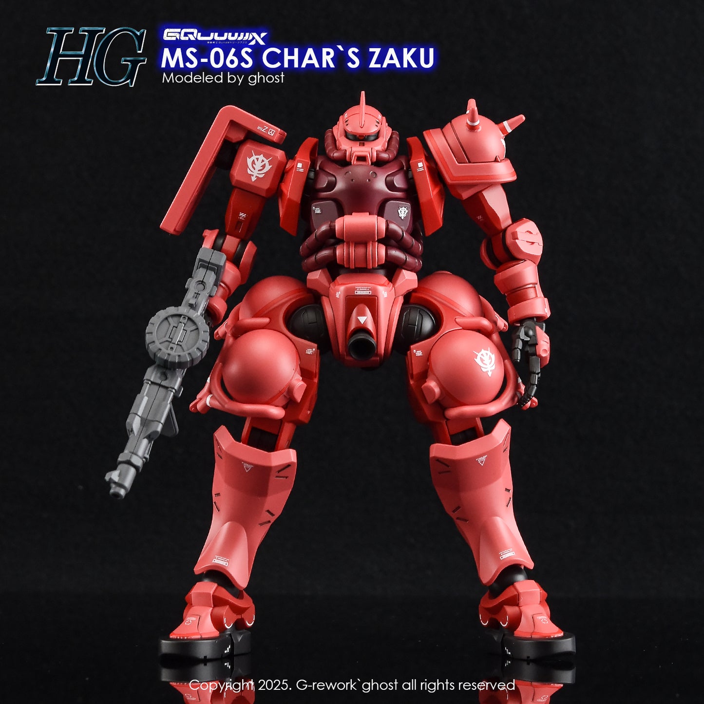 G-Rework Decals - HG Char's Zaku GQ [CD-H-GQ10]