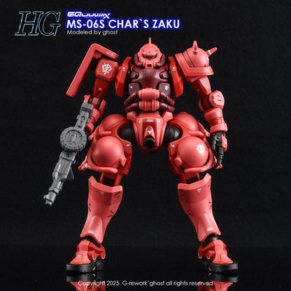 G-Rework Decals - HG Char's Zaku GQ [CD-H-GQ10]