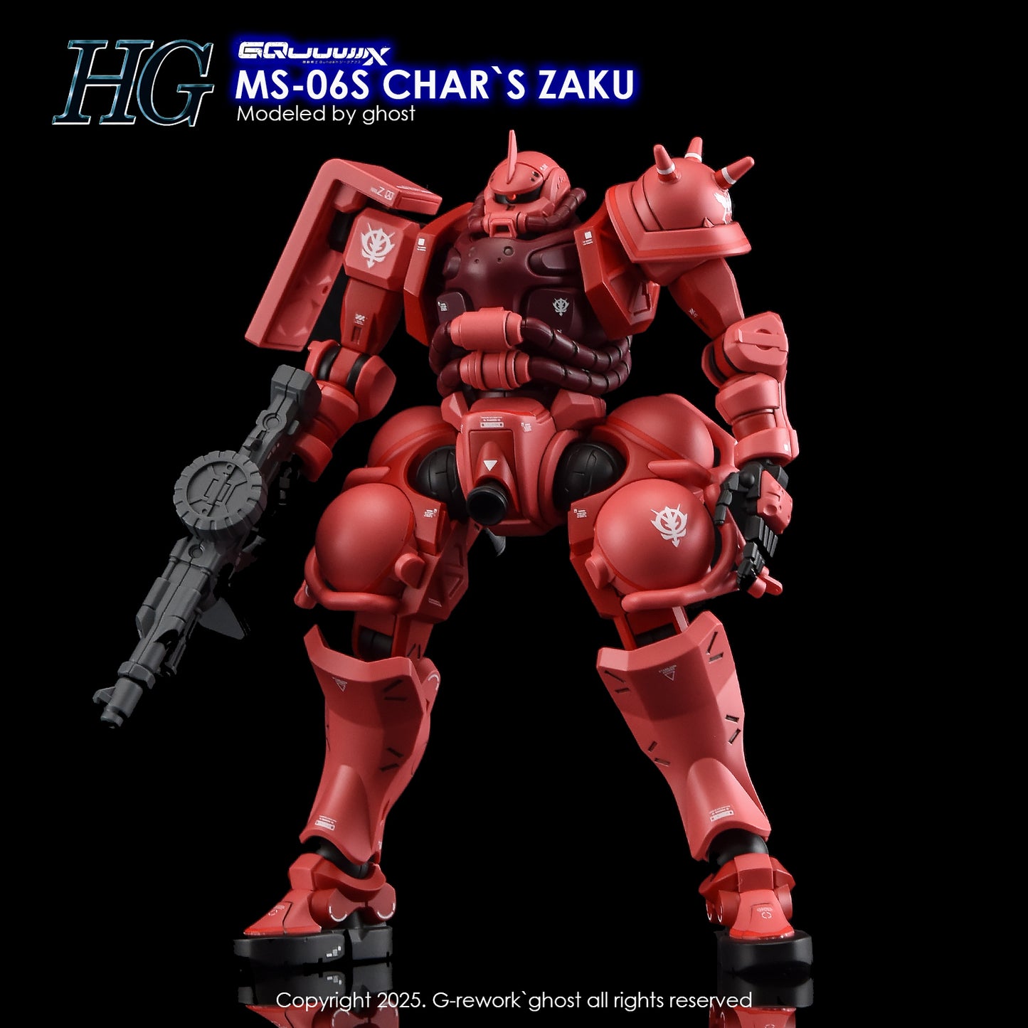 G-Rework Decals - HG Char's Zaku GQ [CD-H-GQ10]