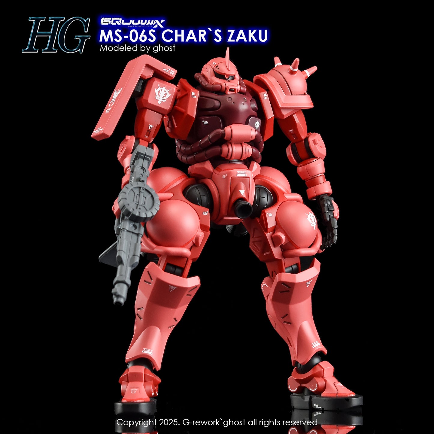 G-Rework Decals - HG Char's Zaku GQ [CD-H-GQ10]