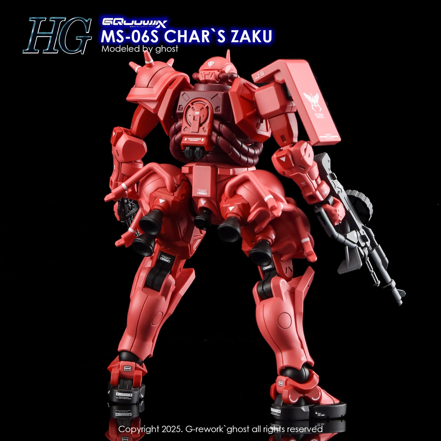 G-Rework Decals - HG Char's Zaku GQ [CD-H-GQ10]