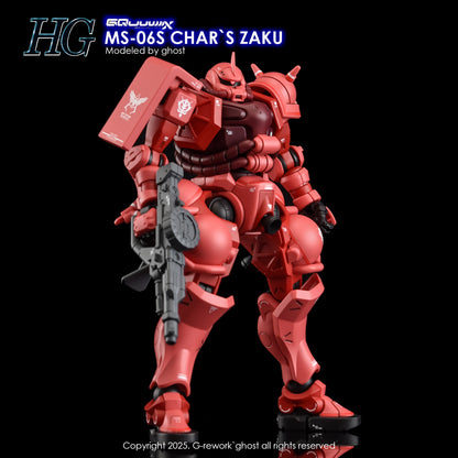 G-Rework Decals - HG Char's Zaku GQ [CD-H-GQ10]