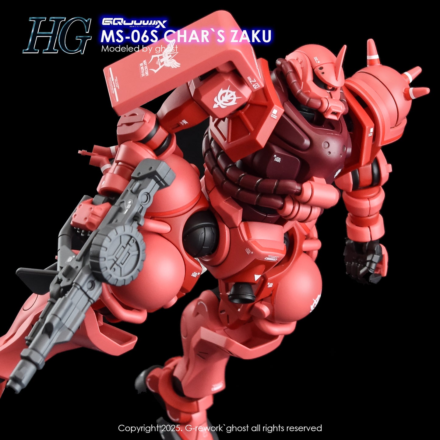 G-Rework Decals - HG Char's Zaku GQ [CD-H-GQ10]