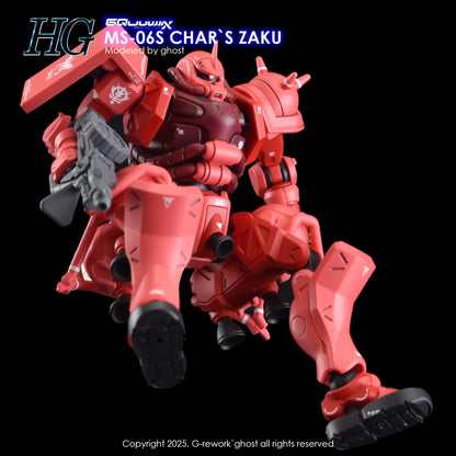 G-Rework Decals - HG Char's Zaku GQ [CD-H-GQ10]