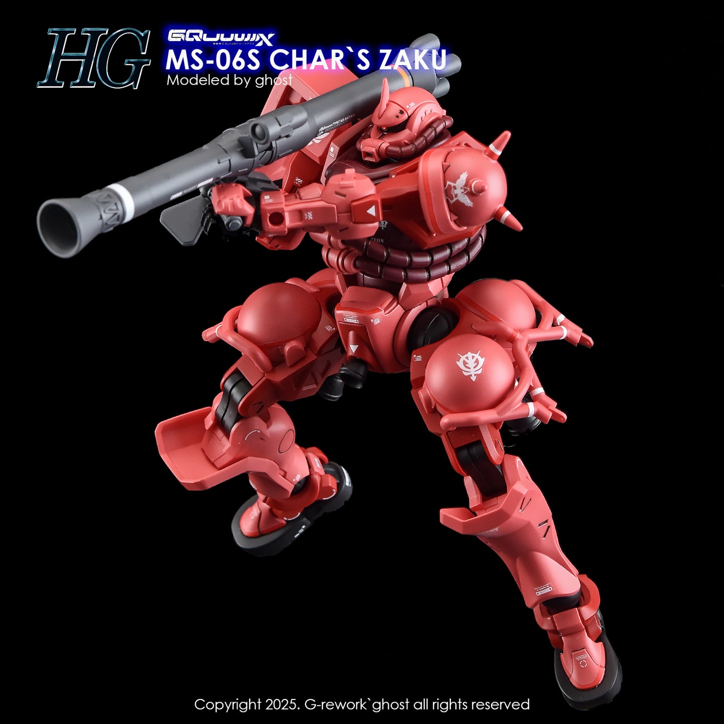G-Rework Decals - HG Char's Zaku GQ [CD-H-GQ10]