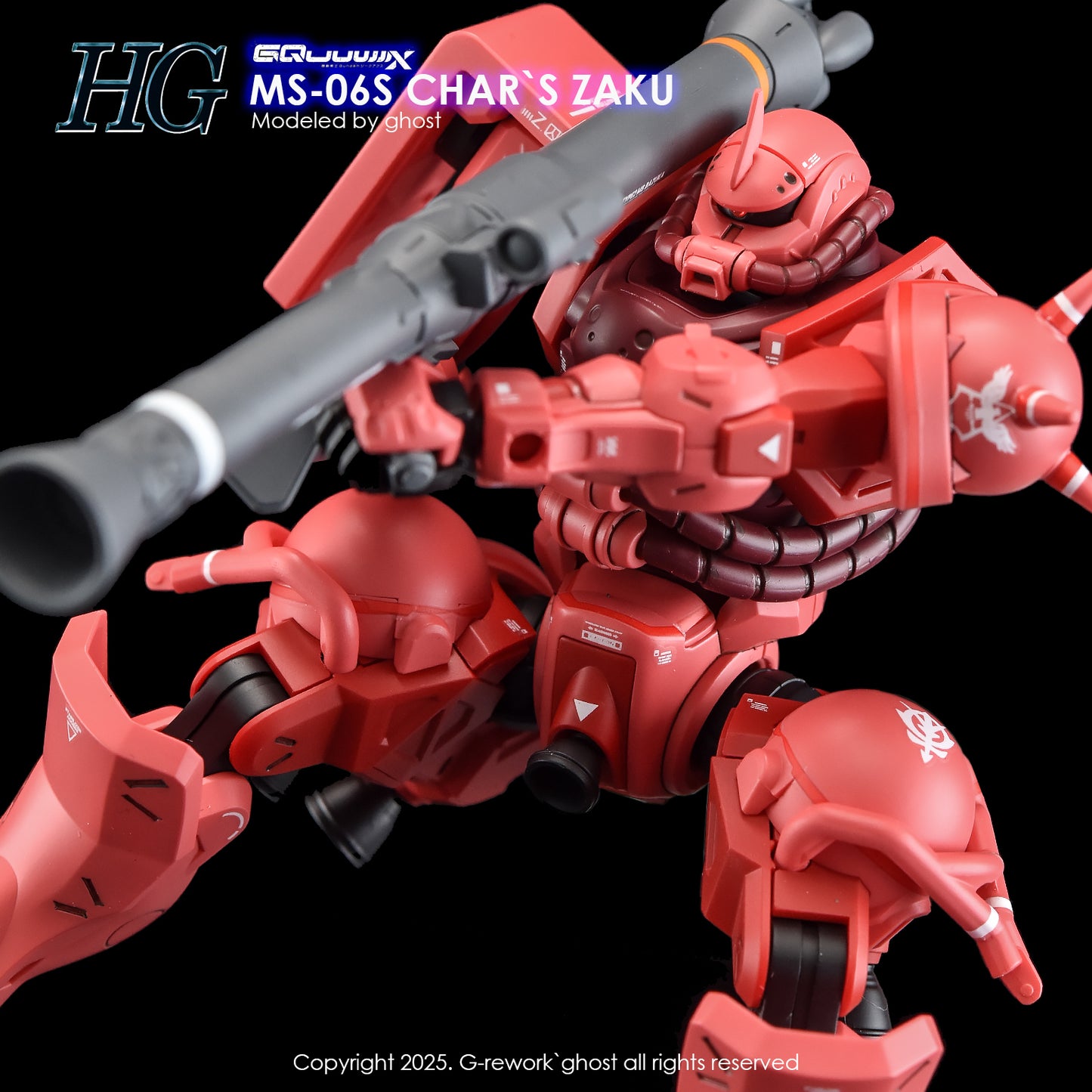 G-Rework Decals - HG Char's Zaku GQ [CD-H-GQ10]