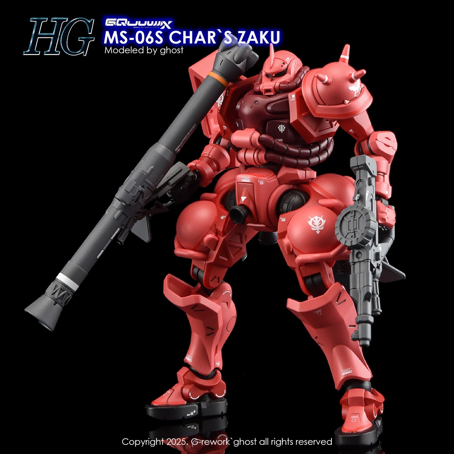 G-Rework Decals - HG Char's Zaku GQ [CD-H-GQ10]