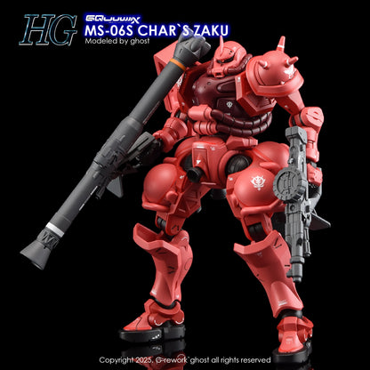 G-Rework Decals - HG Char's Zaku GQ [CD-H-GQ10]