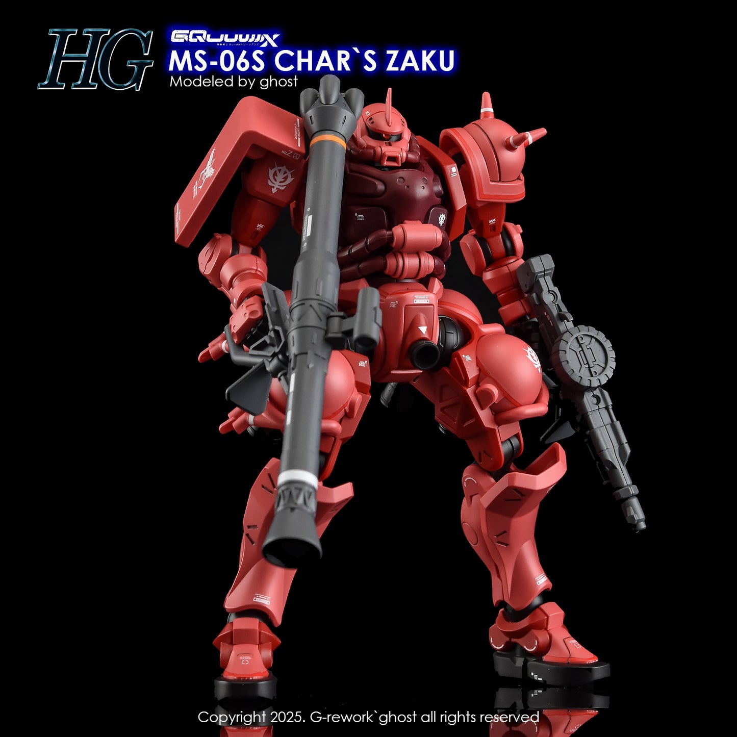 G-Rework Decals - HG Char's Zaku GQ [CD-H-GQ10]