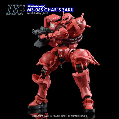 G-Rework Decals - HG Char's Zaku GQ [CD-H-GQ10]