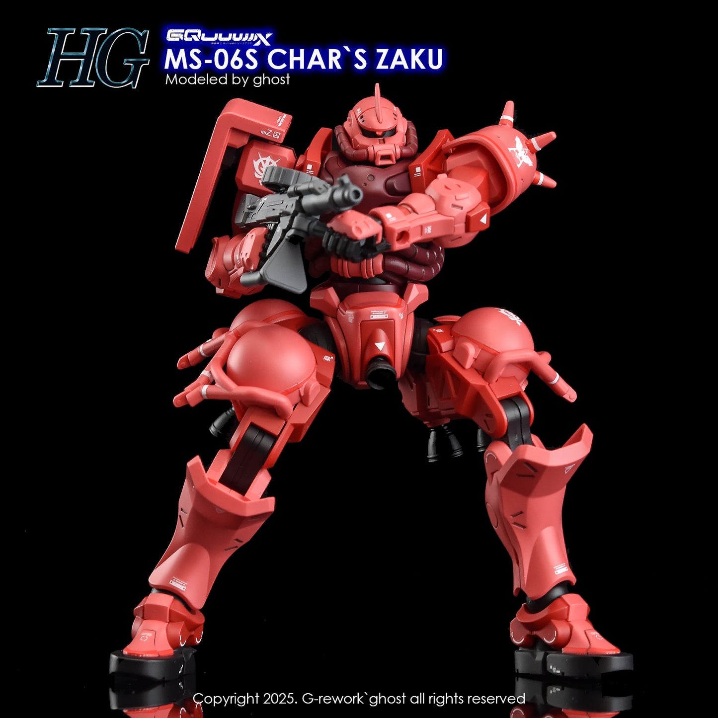 G-Rework Decals - HG Char's Zaku GQ [CD-H-GQ10]