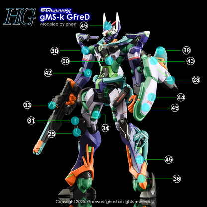 G-Rework Decals - HG GFreD [CD-H-GQ06]