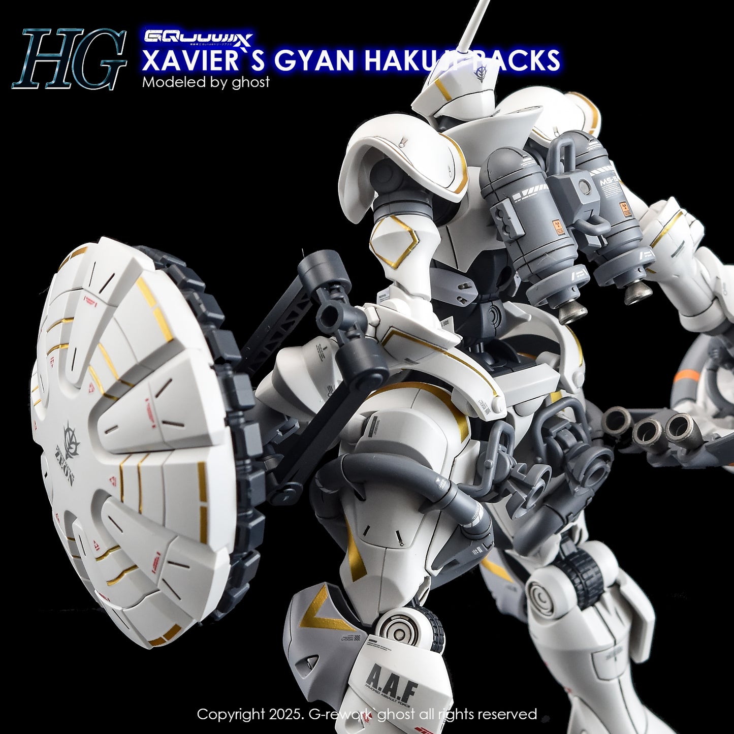 G-Rework Decals - HG Xavier's Gyan Hakuji-Packs GQ [CD-GQ05]