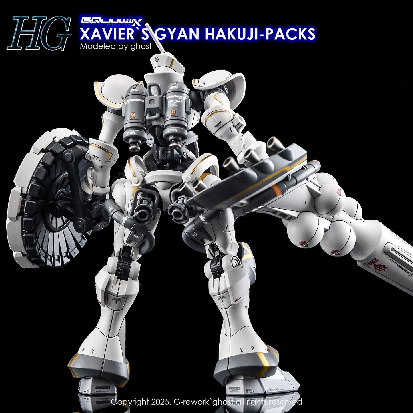 G-Rework Decals - HG Xavier's Gyan Hakuji-Packs GQ [CD-GQ05]