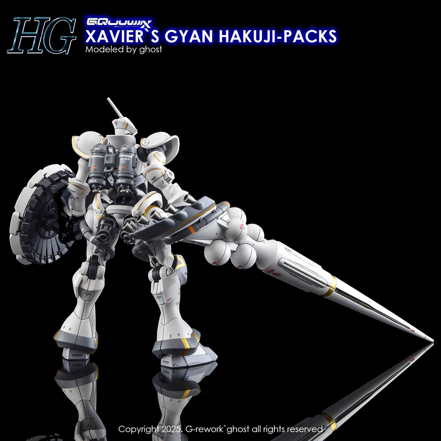 G-Rework Decals - HG Xavier's Gyan Hakuji-Packs GQ [CD-GQ05]
