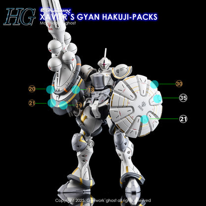 G-Rework Decals - HG Xavier's Gyan Hakuji-Packs GQ [CD-GQ05]