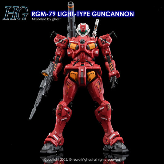 G-Rework Decals - HG Light Type Guncannon [CD-H-GQ07]