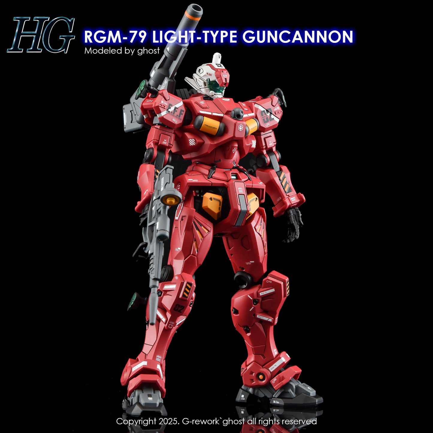 G-Rework Decals - HG Light Type Guncannon [CD-H-GQ07]