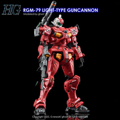 G-Rework Decals - HG Light Type Guncannon [CD-H-GQ07]