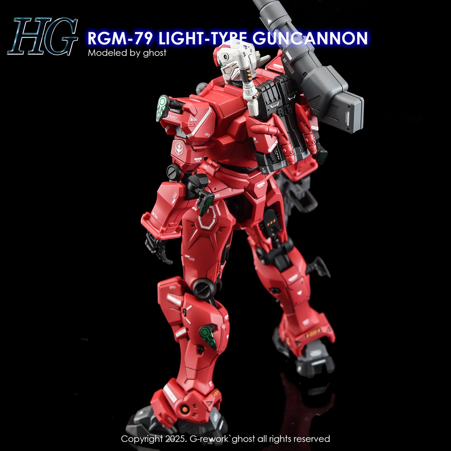 G-Rework Decals - HG Light Type Guncannon [CD-H-GQ07]