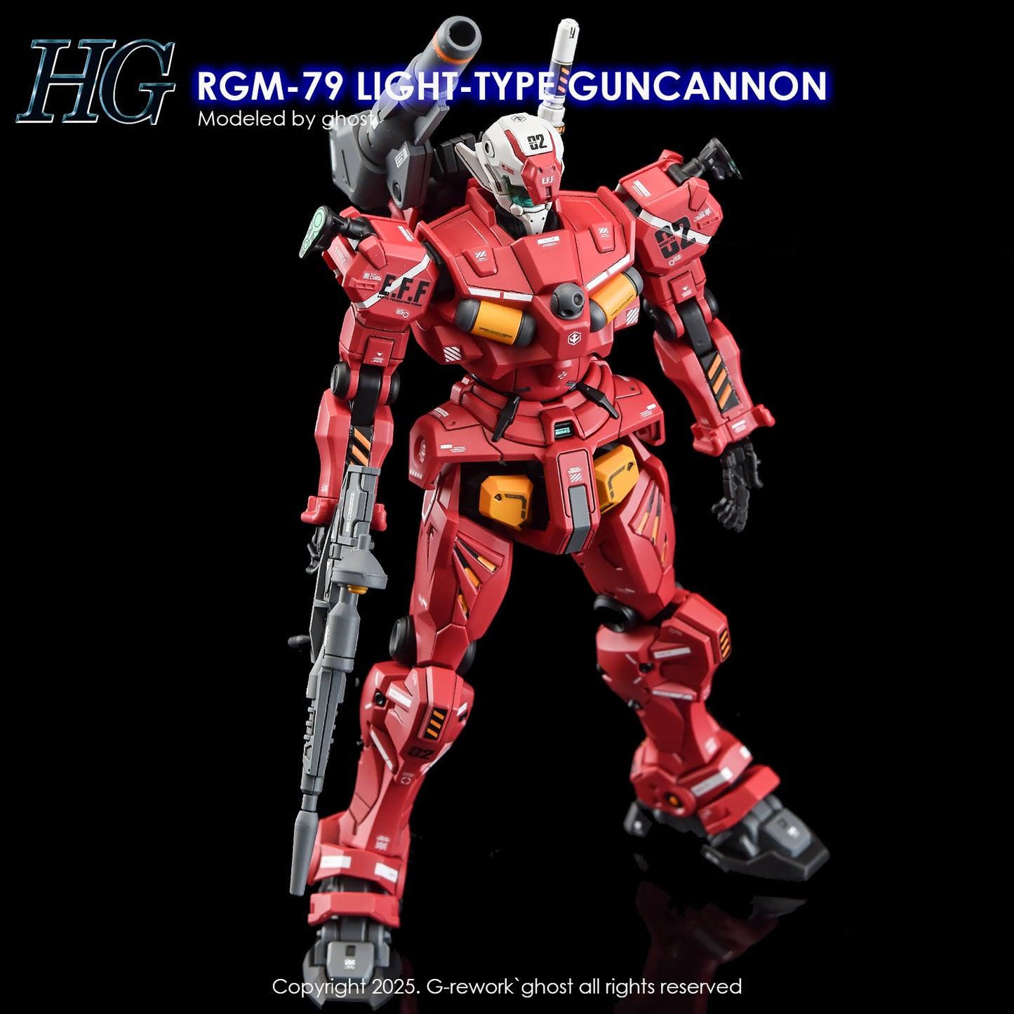 G-Rework Decals - HG Light Type Guncannon [CD-H-GQ07]