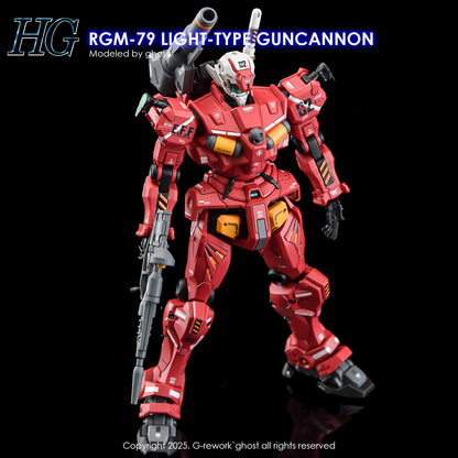 G-Rework Decals - HG Light Type Guncannon [CD-H-GQ07]
