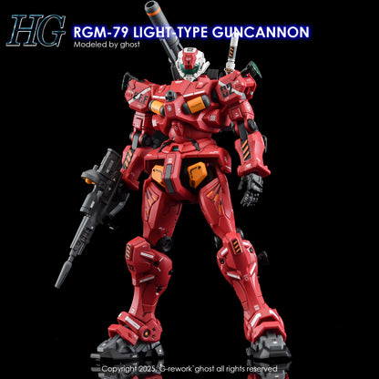 G-Rework Decals - HG Light Type Guncannon [CD-H-GQ07]
