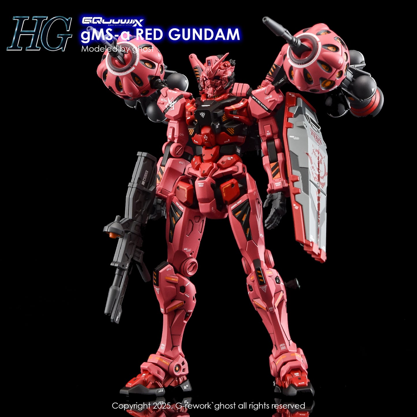 G-Rework Decals - HG Red Gundam GQ [CD-GQ04]
