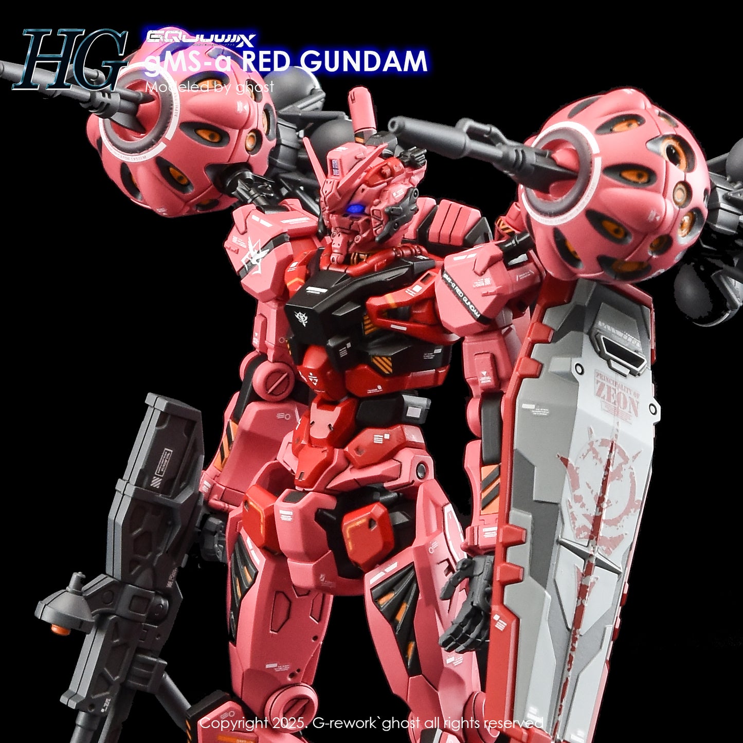 G-Rework Decals - HG Red Gundam GQ [CD-GQ04]