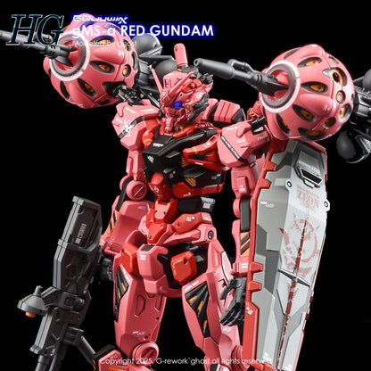 G-Rework Decals - HG Red Gundam GQ [CD-GQ04]