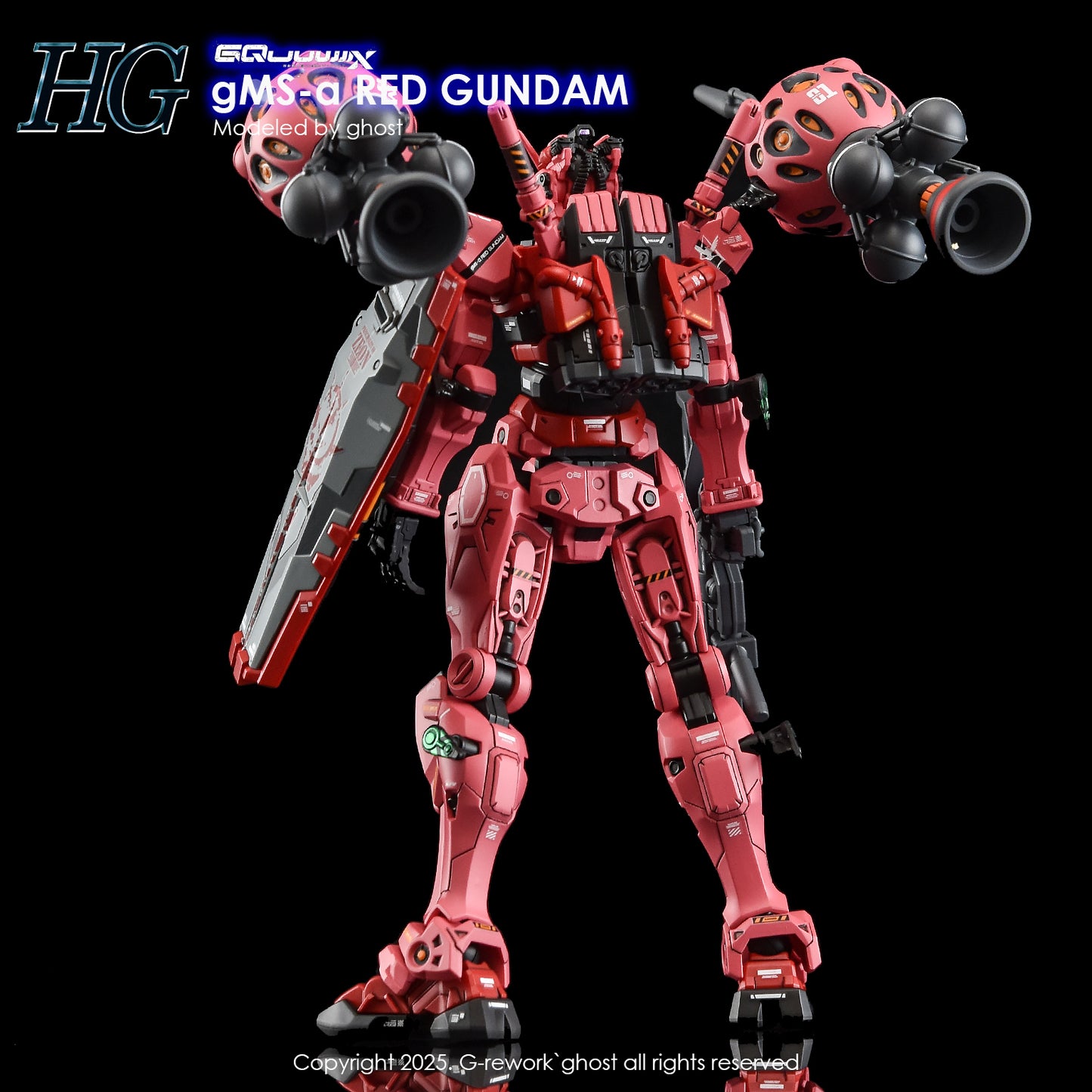 G-Rework Decals - HG Red Gundam GQ [CD-GQ04]