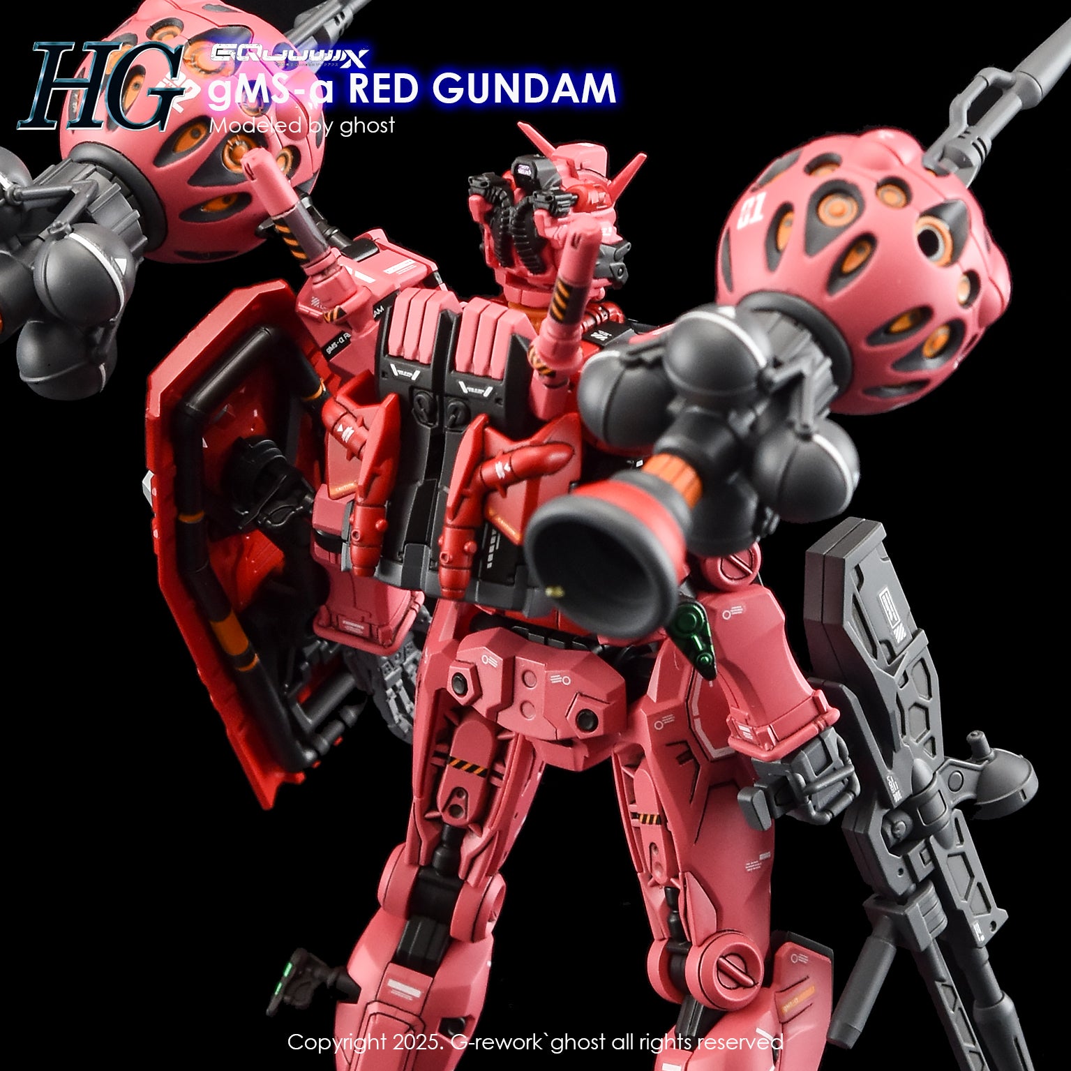 G-Rework Decals - HG Red Gundam GQ [CD-GQ04]