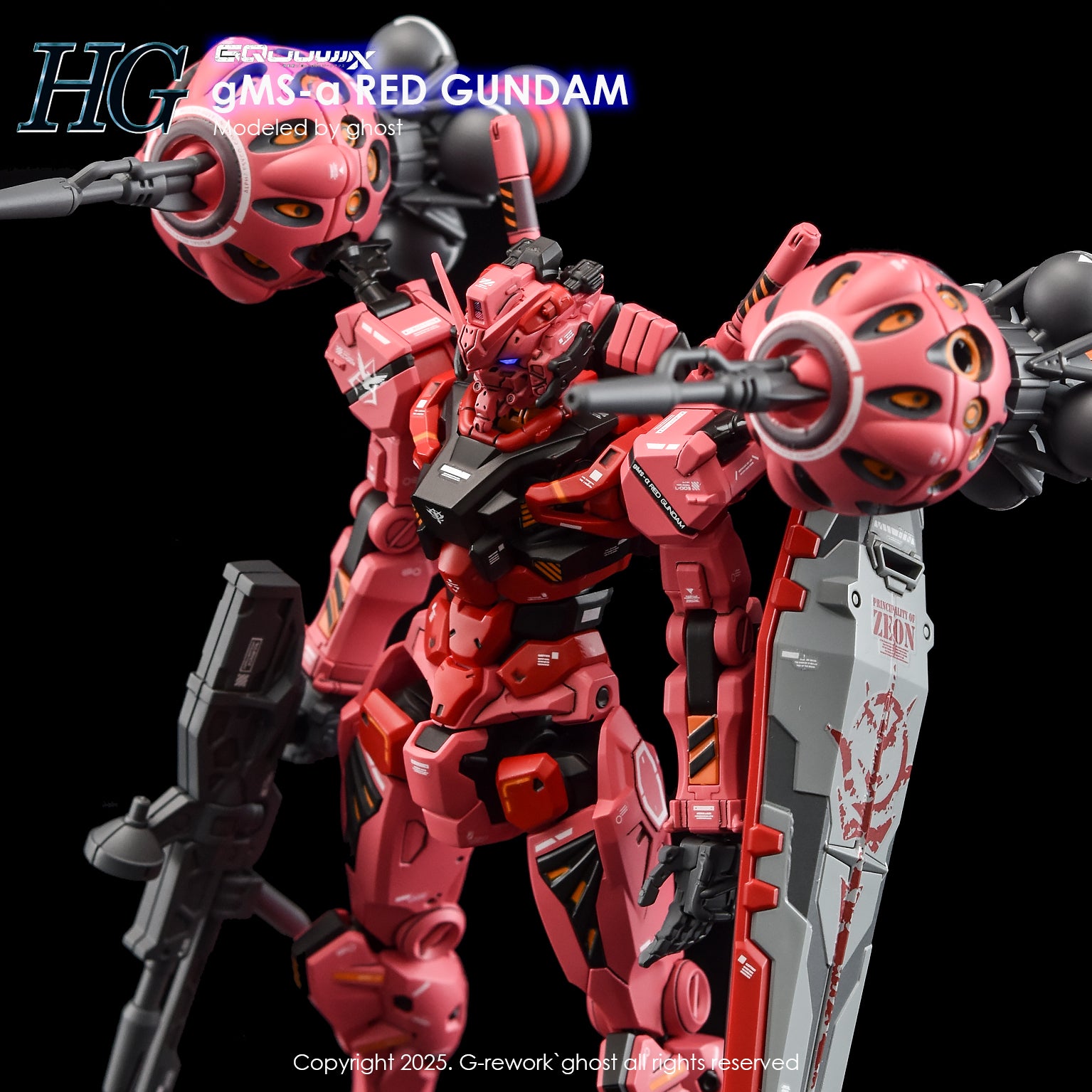 G-Rework Decals - HG Red Gundam GQ [CD-GQ04]