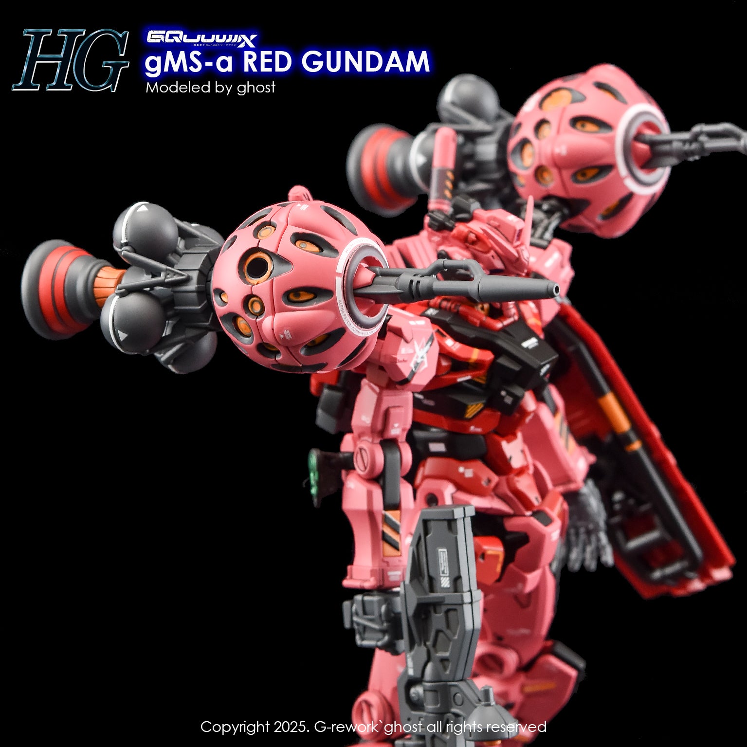 G-Rework Decals - HG Red Gundam GQ [CD-GQ04]